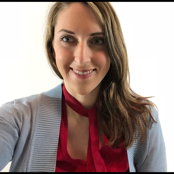 BEST SELLING CARDIGAN - Soft Blue w/ Pockets - NWT - Picture 5 of 6